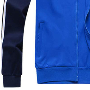 Ropa deportiva de invierno para hombre, conjunto de dos piezas, chándal para hombre, ropa deportiva de poliéster con cremallera completa, atlético, gimnasio, Jogger, personalizado, calidad Premium - Product Image 2