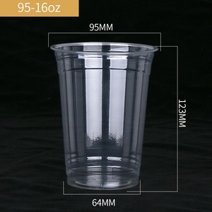 Taza de té de comunión desechable degradable, nueva taza de café de bebida de cristal transparente personalizada para mascotas de alta calidad - Product Image 3