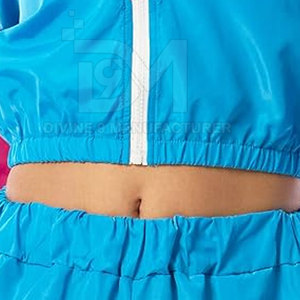 Conjunto cortavientos de dos piezas personalizado al por mayor patrón sólido estilo casual cuerpo entero para invierno - Product Image 4