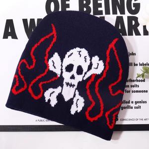 Usine bas quantité minimale de commande haute qualité logo personnalisé coloré tricoté bonnet chapeaux personnalisé chaud hiver bonnet chapeaux - Product Image 4