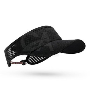 หมวกกันแดดโพลีเอสเตอร์ 100% น้ำหนักเบา สำหรับกีฬากลางแจ้ง ขายส่ง หมวกกันแดดโพลีเอสเตอร์สำหรับฤดูร้อน - Product Image 6