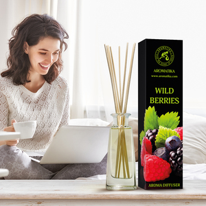 Diffuseur de parfum Aromatika Wild Berries 100ml avec un mélange de baies riches, parfum longue durée pour la pièce - Product Image 5