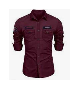 เสื้อเชิ้ตผ้าซาตินลายชนเผ่าสไตล์ซามัวสำหรับผู้ชายผ้าโพลีเอสเตอร์/ ผ้าฝ้าย - Product Image 6