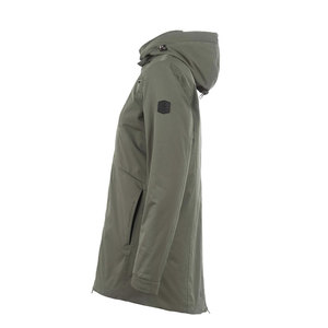 Veste de compression équestre femmes équitation veste à manches longues fermeture éclair complète vente en gros hauts équestres - Product Image 2