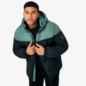 <b>Men's</b> High Quality Winter Bubble <b>Jacket</b> Colorful Fashion Style with <b>Long</b> Stand Collar Thin Coated <b>Long</b> <b>Jacket</b> for <b>man</b> - Product Image 1