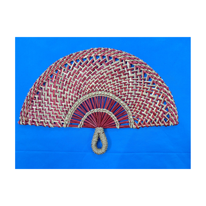 Ventilador de mano Seagrass Handfan para eventos de verano-Producto ecológico plegable-Ventilador de decoración de hierba natural - Product Image 6