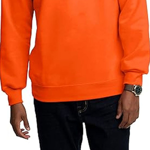 Sudadera unisex Premium de cuello redondo de gran tamaño, diseño personalizado bordado en blanco, material de poliéster/algodón para la temporada de otoño - Product Image 4