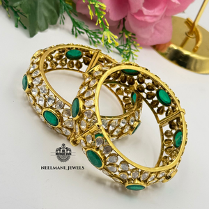 Polki Moissanite <b>Bracelet</b> and Bangle Elegant and Luxurious Jewelry Accessory - Product Image 3