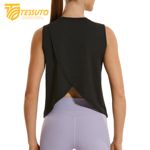 Femme Workout Wear Sport Yoga Tank Top pour Gym Débardeurs imprimés personnalisés de haute qualité pour les femmes Thick Strap Gym Débardeurs pour femmes - Product Image 4