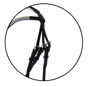 Brida de Cuero Premium para Caballo MH Global Exports, Tamaño Personalizable, Empaque Personalizado, Logotipo Personalizado, Equino, MOQ de 10 Piezas, Uttar Pradesh - Product Image 4