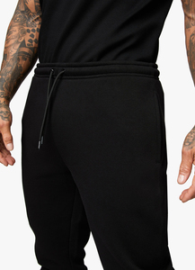 New 2-Piece Men'<b>s</b> Solid Fleece Warm Tracksuit Set 100% Cotton Eco-Friendly Hip Hop Hooded Sweatpants Jogging - Product Image 6
