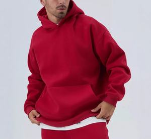 Sweats à capuche personnalisés poids lourd et grande taille pour hommes, mode tendance, broderie 3D et impression numérique, vente en gros disponible - Product Image 2