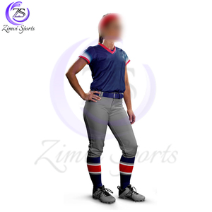2025 Color azul Cómodo Más alta calidad Nueva llegada Superventas con tarifa al por mayor Uniforme de softbol unisex hecho a medida - Product Image 4