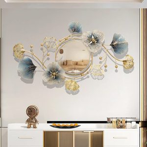 Miroir mural créatif à fleurs Accessoires cadeaux personnalisés Miroir mural attrayant - Product Image 2