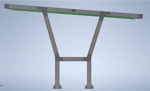 Station de charge EV résistante au vent et aux ouragans pour abri de voiture à panneau solaire durable avec fonctions de charge sur réseau - Product Image 6