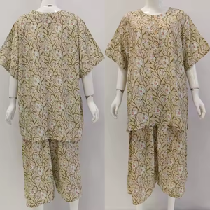 Chemises de nuit brodées de haute qualité pour femmes grandes tailles, longueur genou, ODM, vêtements de nuit d'été pour un usage quotidien - Product Image 2