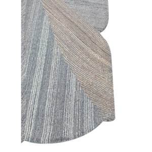 Tapis rectangulaires classiques bleus en laine et viscose tuftés à la main TNQ-1441 pour la maison, la voiture, le salon abstrait et le couloir - Product Image 4