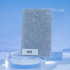 แผ่นอะคริลิคสีเงินกลิตเตอร์ขนาด 1/8 นิ้ว ตัดด้วยเลเซอร์ พร้อมบริการตัด - Product Image 1