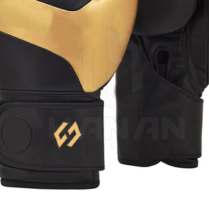 Guantes de boxeo con logotipo personalizado-Guantes de cuero PU transpirables para MMA y gimnasio Equipo deportivo transpirable - Product Image 6