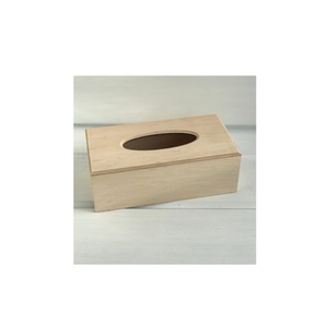 Caja de pañuelos de madera de forma rectangular, única, superventas, hogar, oficina, boda, cocina, mesa, soporte de pañuelos de madera, MOQ bajo - Product Image 6