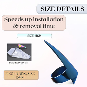 Outils d'extension de cheveux outil de tresse de point doigt rose tressage anneau de sectionnement tressage de point léger pour l'extension de cheveux humains - Product Image 4