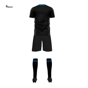 Conjunto de Uniforme de Fútbol Personalizable Unisex de Secado Rápido para Hombre y Jóvenes, Tela Sublimada con Nombre Personalizado - Product Image 3