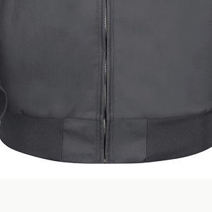 Chaqueta de bombardero de hombre con estampado de logotipo personalizado de alta calidad, el mejor diseño, soporte transpirable de secado rápido, Material de lona negra de retazos - Product Image 6