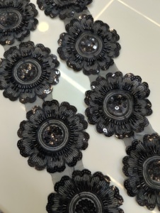 Tissu de broderie en dentelle pour la confection de vêtements, vente en gros - Product Image 2