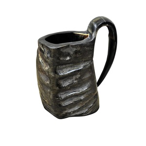 Customise logo Drinking horn <strong>beer</strong> mug/tankard and glass real horn buffalo ox latest design <strong>in</strong> india mug <strong>bulk</strong> manufacturer - Product Image 6