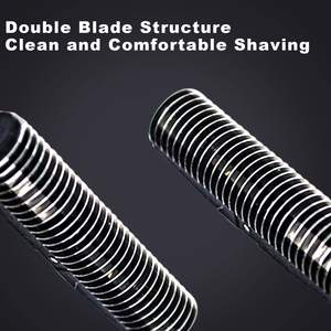 Afeitadora Eléctrica Inalámbrica con Cuchilla Doble Rotatoria y 2 Piezas de Repuesto Lavables para Afeitar la Cara - Product Image 2