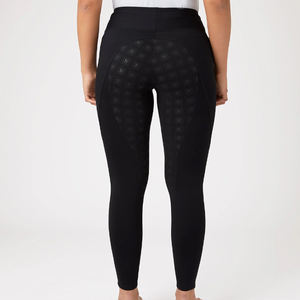 Collants d'équitation haute performance pour femmes, leggings d'équitation à blocs de couleur avec grip - Product Image 4