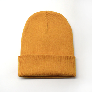 Gorro de invierno para exteriores, gorro de punto, Color sólido, elegante, elástico, ligero, versátil, gorro para mujer - Product Image 3