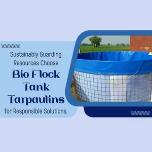 Bâche ronde en PVC enduit Z N Global Nation 1250 GSM pour équipement d'aquaculture, idéale pour les bassins de biofloc et l'élevage aquacole - Product Image 6
