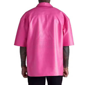 เสื้อเชิ้ตหนังผู้ชายคุณภาพพรีเมียมขายดี ราคาถูก ขายส่ง เสื้อเชิ้ตหนังผู้ชายระบายอากาศได้ดี - Product Image 2