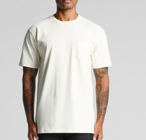 Super Heavy 300gsm 100% Camiseta de algodón para hombres Cropped Boxy Fit con gran tamaño Regular Fit Impresión digital Streetwear Style - Product Image 4