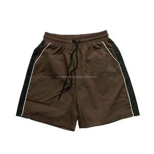 Custom Color 100% Polyester Men's Summer Sports <b>Shorts</b> High Quality Elastic Mesh <b>Sweat</b> Drawstring Casual Board <b>Shorts</b> - Product Image 5