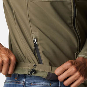 Chaqueta Softshell Impermeable para Hombre, Diseño 25-26, Negra, para Invierno, Ropa de Trabajo, Venta al Por Mayor, MOQ Bajo - Product Image 6