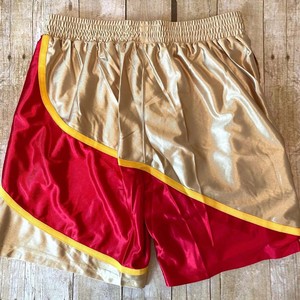 Shorts en maille personnalisés respirants avec cordon de serrage, imprimés par transfert thermique, style rétro, pour le basketball – Just Basketball Shorts Done - Product Image 1