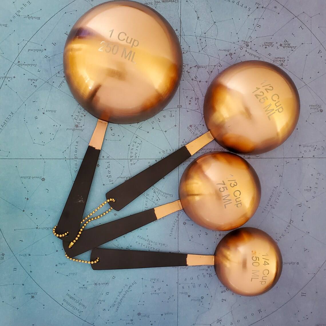 สีดำและทองแดง