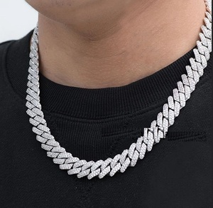 สร้อยคอเพชรโมอิส VVS1สีโรสโกลด์14K พร้อมจี้เจ้าหญิงตัดจี้เพชรสำหรับผู้ทดสอบผ่านจี้เงินสเตอร์ลิง925จี้ที่มีเสน่ห์ - Product Image 1