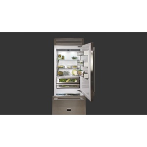 Refrigerador empotrado de acero inoxidable de 36 pulgadas con congelador inferior, bisagra derecha, eléctrico, nuevo, portátil para uso doméstico - Product Image 3