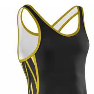 Traje de levantamiento de pesas sublimado al por mayor de alta calidad y camiseta de lucha de moda unisex 2024 - Product Image 5