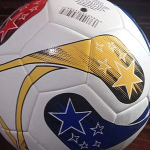 Ballon de football en PU cousu à la machine, taille 5, pour équipe d'entraînement, portable, haute qualité, prix raisonnable, logo personnalisé - Product Image 1