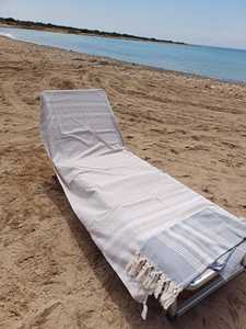 Thổ Nhĩ Kỳ Virgo mô hình tasseled khăn bông peshtemal chất lượng tốt đầy màu sắc mềm bãi biển Khăn nhanh khô có thể giặt nhà Spa hồ bơi - Product Image 3