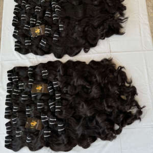 Cheveux bruts alignés sur les cuticules du temple indien Fournisseurs de cheveux humains alignés sur les cuticules Paquets de cheveux cambodgiens en gros - Product Image 2