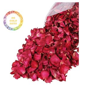 PREMIUM EDIBLE <b>DRIED</b> ROSE PETALS 100 NATURAL DAMASCUS ROSE FOR TEA BEAUTY CARE FOOT BATH SACHET AND GIFT DECOR WHOLESALE SUPPLY - Product Image 2