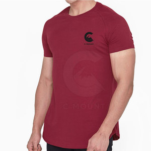 Vêtements de sport personnalisés pour hommes, T-shirt ample à manches courtes et coupe ajustée d'été à motif uni - Product Image 3