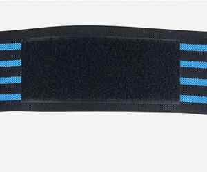 Enveloppes de genou Multi Stripe Line Push Up Training Power-lifting Genoux Wraps Adjustable Heavy Duty Push Up Genouillère - Product Image 3