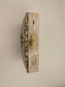 Designer Resin Stone Fashion Evening Clutch <b>Handbags</b> with Elegant Features - Product Image 2