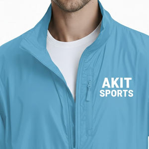 Ventes en gros Nouveautés Streetwear Hommes Veste coupe-vent d'hiver Best Seller Veste imperméable à col montant pour l'extérieur - Product Image 4